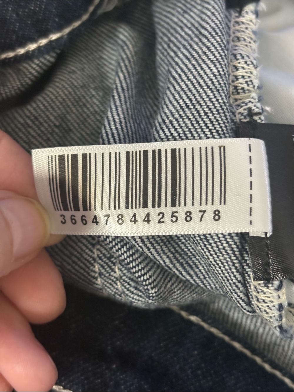 ba&sh Women’s Sz 8 ELTON Mom Jean Dark Indigo organic raw denim finish high rise - Picture 11 of 11